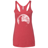 T-Shirts Vintage Red / X-Small Shinigami Moon Women's Triblend Racerback Tank