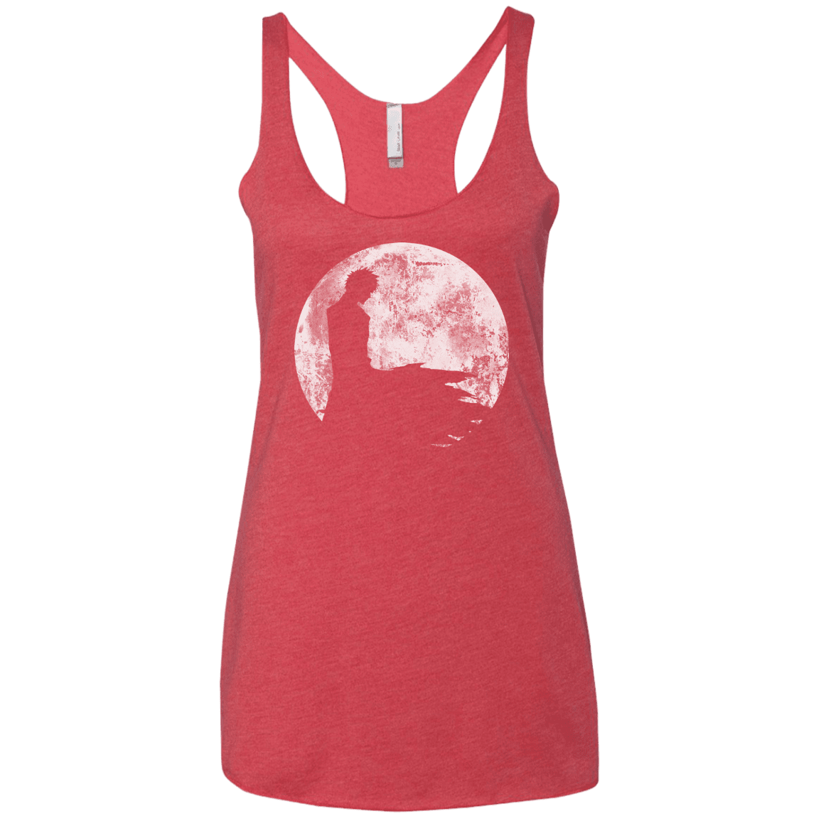 T-Shirts Vintage Red / X-Small Shinigami Moon Women's Triblend Racerback Tank