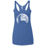 T-Shirts Vintage Royal / X-Small Shinigami Moon Women's Triblend Racerback Tank