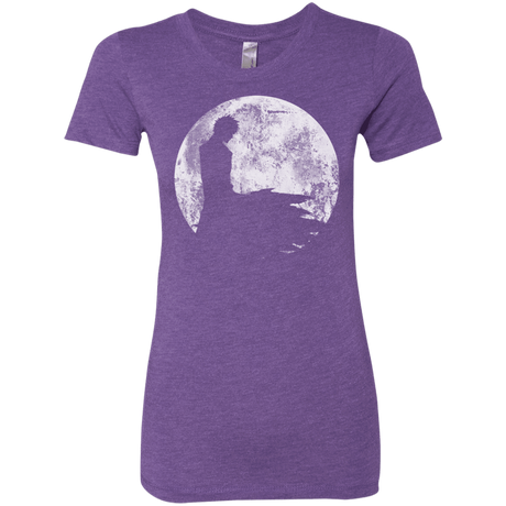 T-Shirts Purple Rush / S Shinigami Moon Women's Triblend T-Shirt