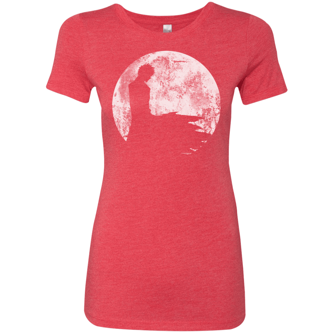 T-Shirts Vintage Red / S Shinigami Moon Women's Triblend T-Shirt