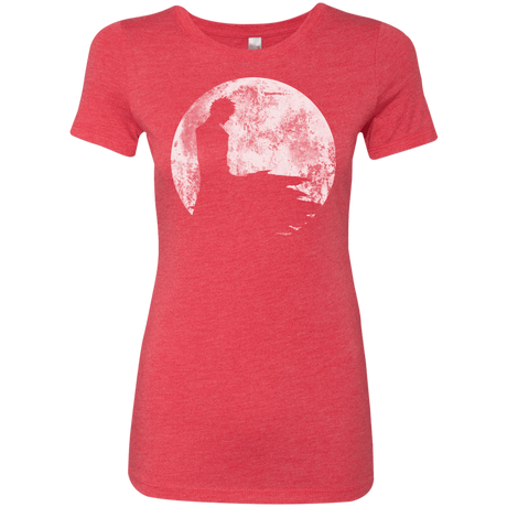 T-Shirts Vintage Red / S Shinigami Moon Women's Triblend T-Shirt