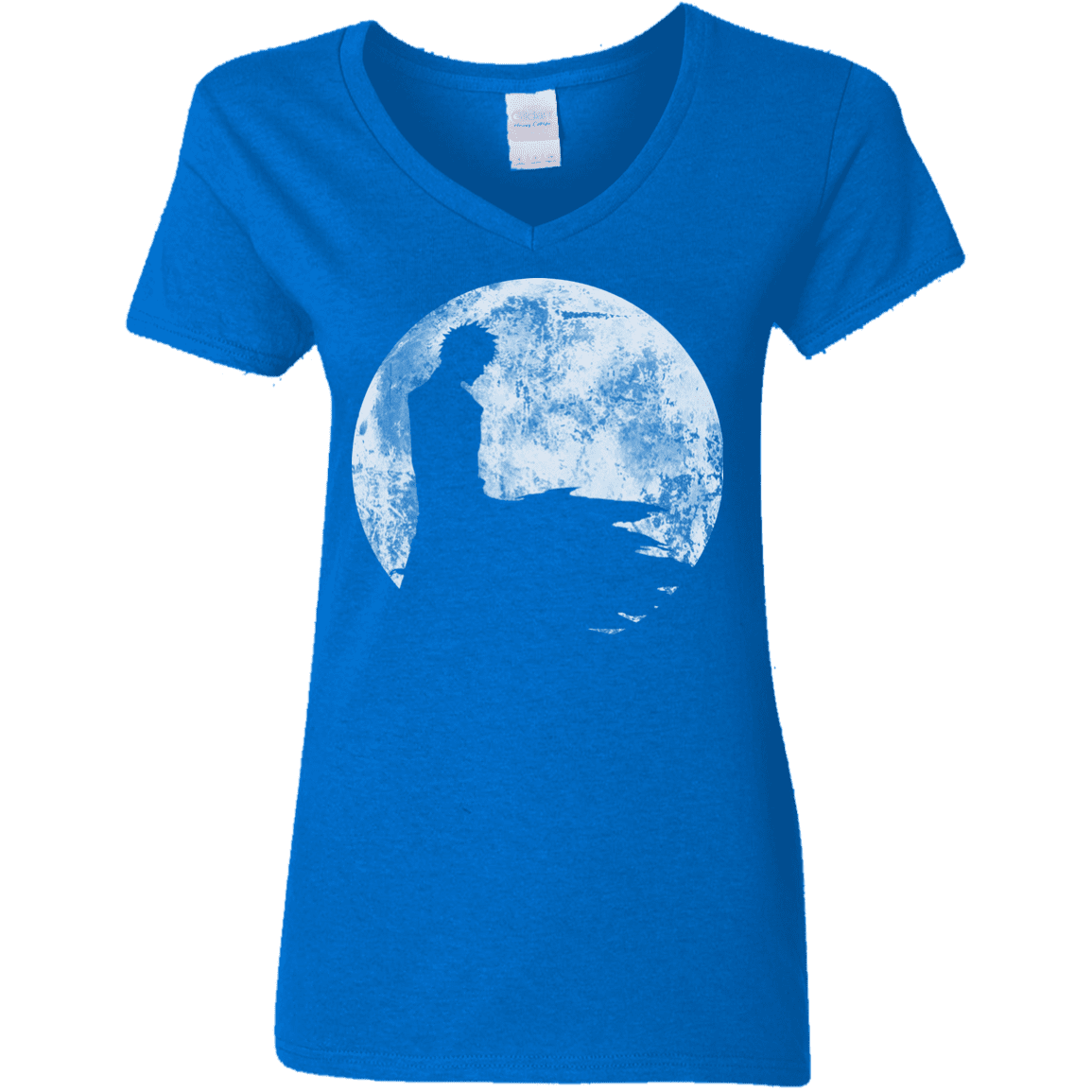 T-Shirts Royal / S Shinigami Moon Women's V-Neck T-Shirt