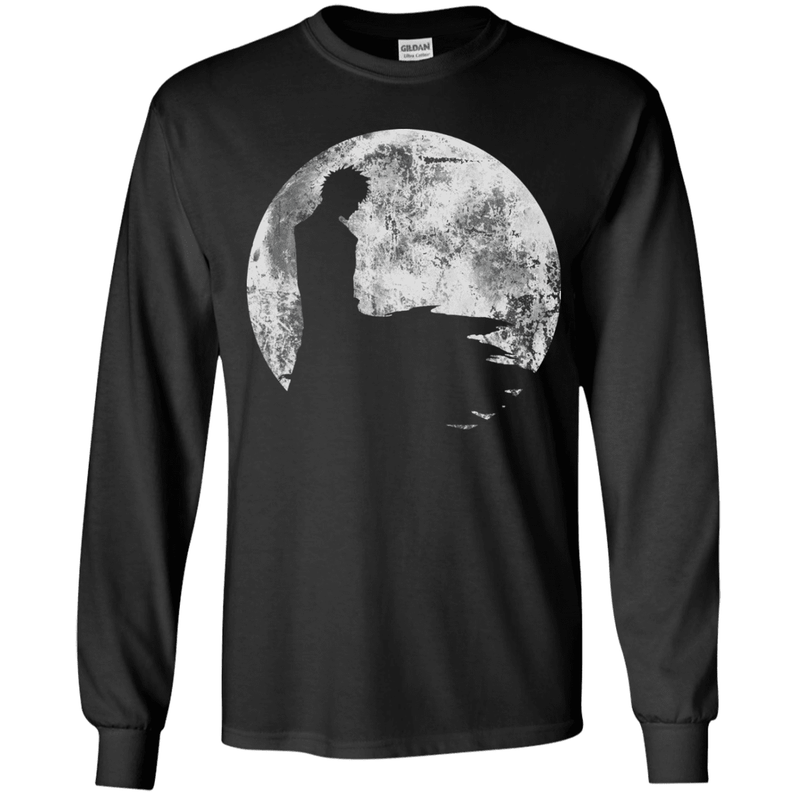 T-Shirts Black / YS Shinigami Moon Youth Long Sleeve T-Shirt
