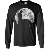 T-Shirts Black / YS Shinigami Moon Youth Long Sleeve T-Shirt