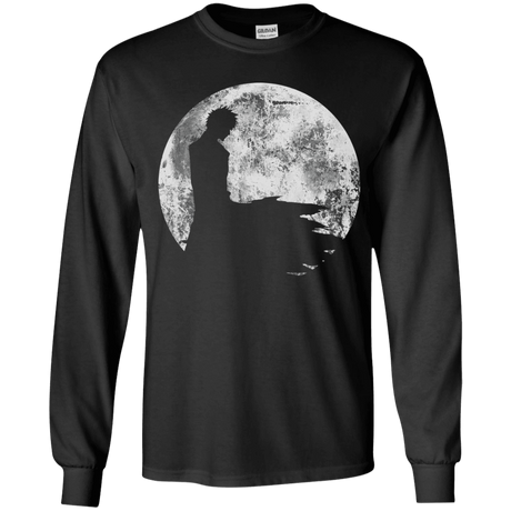 T-Shirts Black / YS Shinigami Moon Youth Long Sleeve T-Shirt