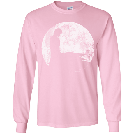 T-Shirts Light Pink / YS Shinigami Moon Youth Long Sleeve T-Shirt