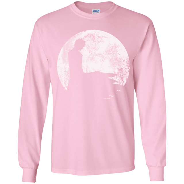 T-Shirts Light Pink / YS Shinigami Moon Youth Long Sleeve T-Shirt