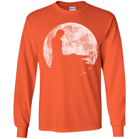 T-Shirts Orange / YS Shinigami Moon Youth Long Sleeve T-Shirt