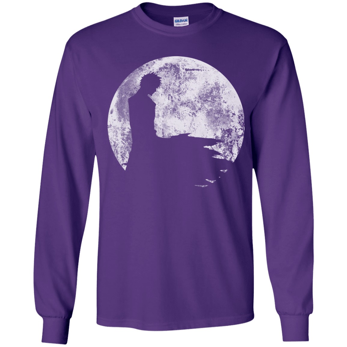 T-Shirts Purple / YS Shinigami Moon Youth Long Sleeve T-Shirt