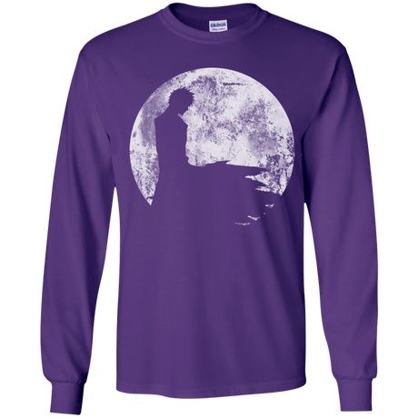 T-Shirts Purple / YS Shinigami Moon Youth Long Sleeve T-Shirt