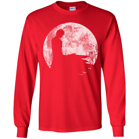T-Shirts Red / YS Shinigami Moon Youth Long Sleeve T-Shirt