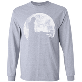 T-Shirts Sport Grey / YS Shinigami Moon Youth Long Sleeve T-Shirt