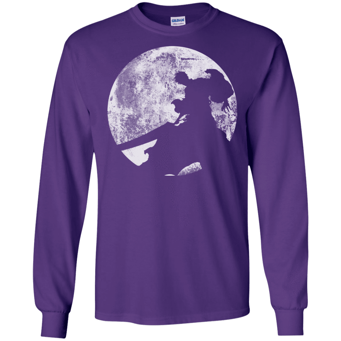 T-Shirts Purple / S Shinigami Sword Men's Long Sleeve T-Shirt