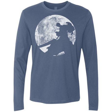 T-Shirts Indigo / S Shinigami Sword Men's Premium Long Sleeve
