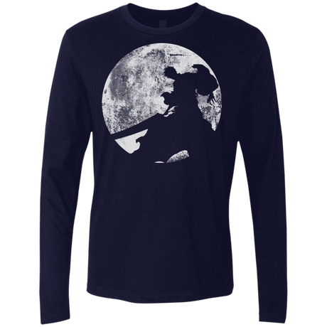T-Shirts Midnight Navy / S Shinigami Sword Men's Premium Long Sleeve