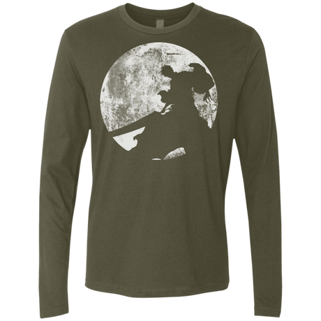 T-Shirts Military Green / S Shinigami Sword Men's Premium Long Sleeve