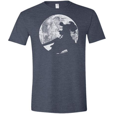 T-Shirts Heather Navy / S Shinigami Sword Men's Semi-Fitted Softstyle