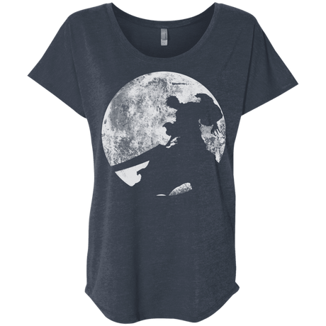 T-Shirts Vintage Navy / X-Small Shinigami Sword Triblend Dolman Sleeve