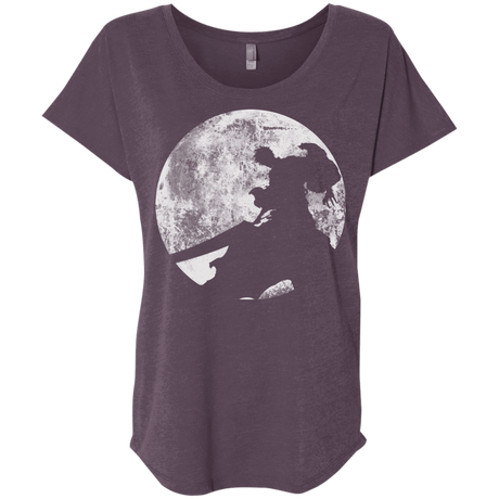 T-Shirts Vintage Purple / X-Small Shinigami Sword Triblend Dolman Sleeve