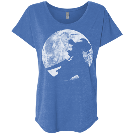 T-Shirts Vintage Royal / X-Small Shinigami Sword Triblend Dolman Sleeve