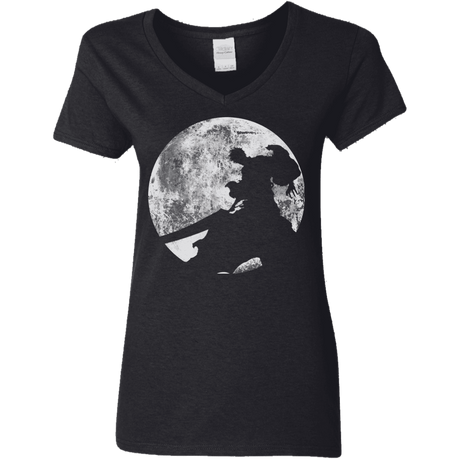 T-Shirts Black / S Shinigami Sword Women's V-Neck T-Shirt