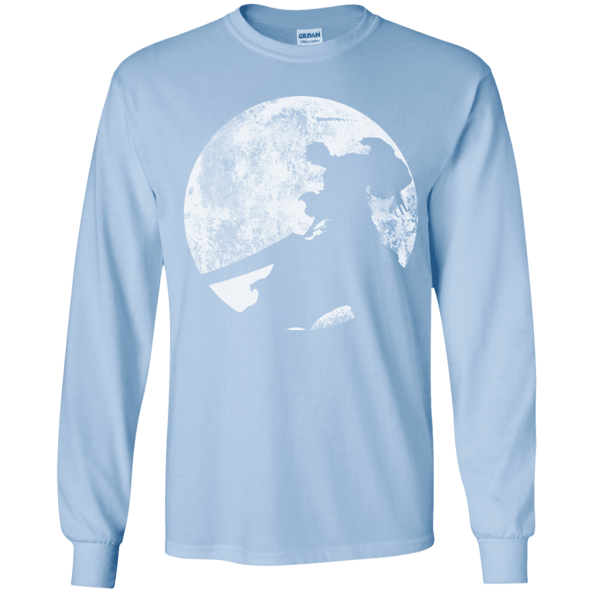 T-Shirts Light Blue / YS Shinigami Sword Youth Long Sleeve T-Shirt