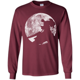T-Shirts Maroon / YS Shinigami Sword Youth Long Sleeve T-Shirt