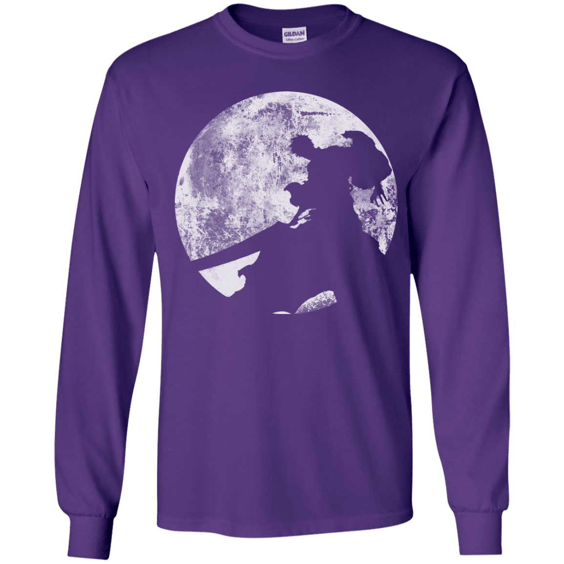 T-Shirts Purple / YS Shinigami Sword Youth Long Sleeve T-Shirt