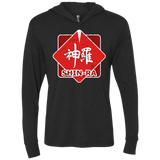 T-Shirts Vintage Black / X-Small Shinra Logo Triblend Long Sleeve Hoodie Tee
