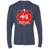 T-Shirts Vintage Navy / X-Small Shinra Logo Triblend Long Sleeve Hoodie Tee