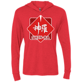 T-Shirts Vintage Red / X-Small Shinra Logo Triblend Long Sleeve Hoodie Tee