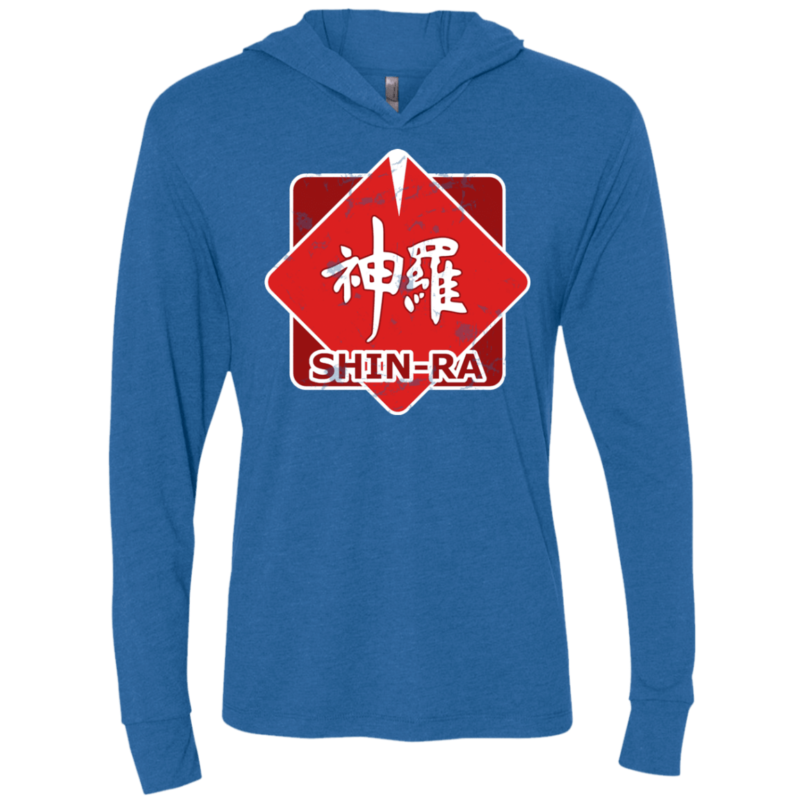 T-Shirts Vintage Royal / X-Small Shinra Logo Triblend Long Sleeve Hoodie Tee
