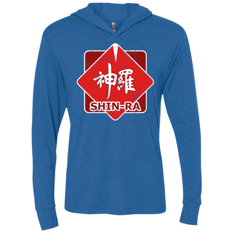 T-Shirts Vintage Royal / X-Small Shinra Logo Triblend Long Sleeve Hoodie Tee