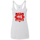 T-Shirts Heather White / X-Small Shinra Logo Women's Triblend Racerback Tank