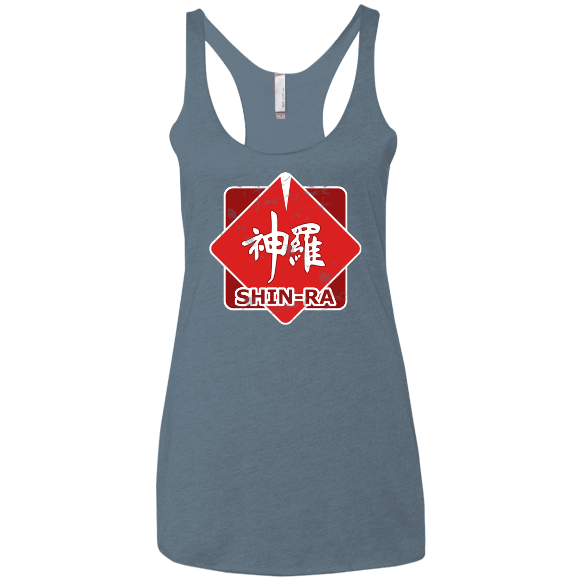 T-Shirts Indigo / X-Small Shinra Logo Women's Triblend Racerback Tank