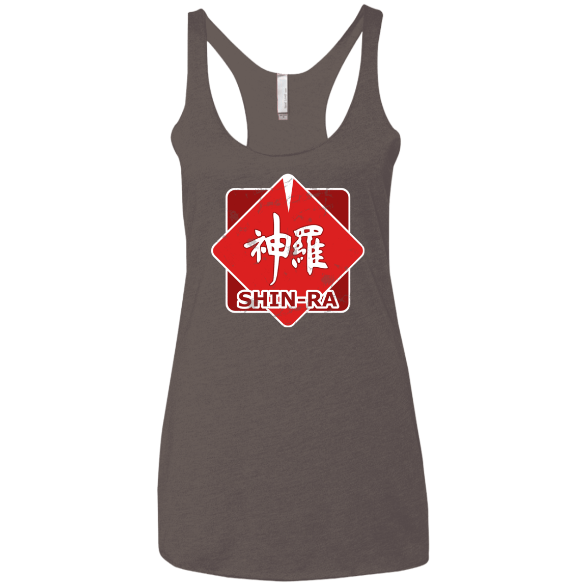 T-Shirts Macchiato / X-Small Shinra Logo Women's Triblend Racerback Tank
