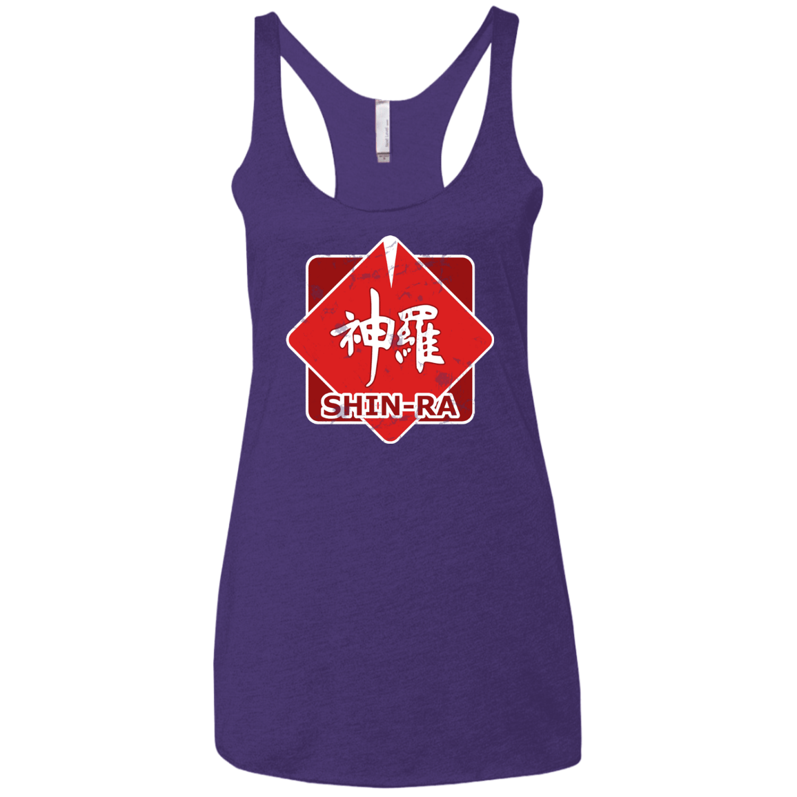 T-Shirts Purple / X-Small Shinra Logo Women's Triblend Racerback Tank