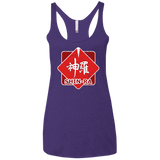 T-Shirts Purple / X-Small Shinra Logo Women's Triblend Racerback Tank