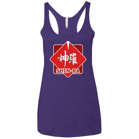 T-Shirts Purple / X-Small Shinra Logo Women's Triblend Racerback Tank