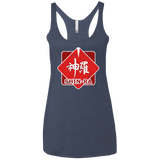 T-Shirts Vintage Navy / X-Small Shinra Logo Women's Triblend Racerback Tank