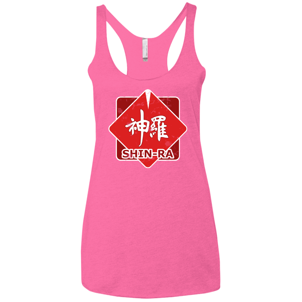 T-Shirts Vintage Pink / X-Small Shinra Logo Women's Triblend Racerback Tank