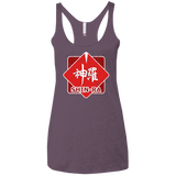 T-Shirts Vintage Purple / X-Small Shinra Logo Women's Triblend Racerback Tank