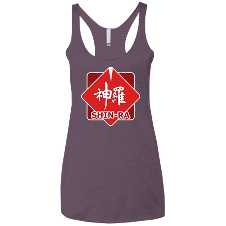 T-Shirts Vintage Purple / X-Small Shinra Logo Women's Triblend Racerback Tank