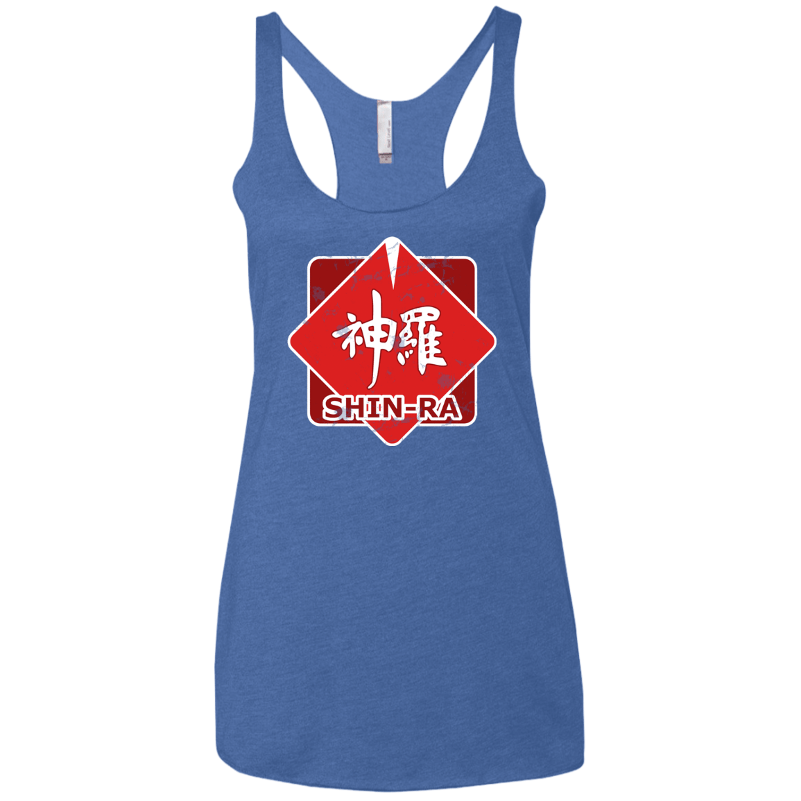 T-Shirts Vintage Royal / X-Small Shinra Logo Women's Triblend Racerback Tank
