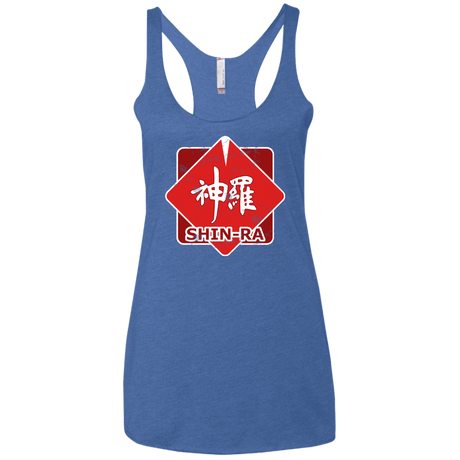T-Shirts Vintage Royal / X-Small Shinra Logo Women's Triblend Racerback Tank