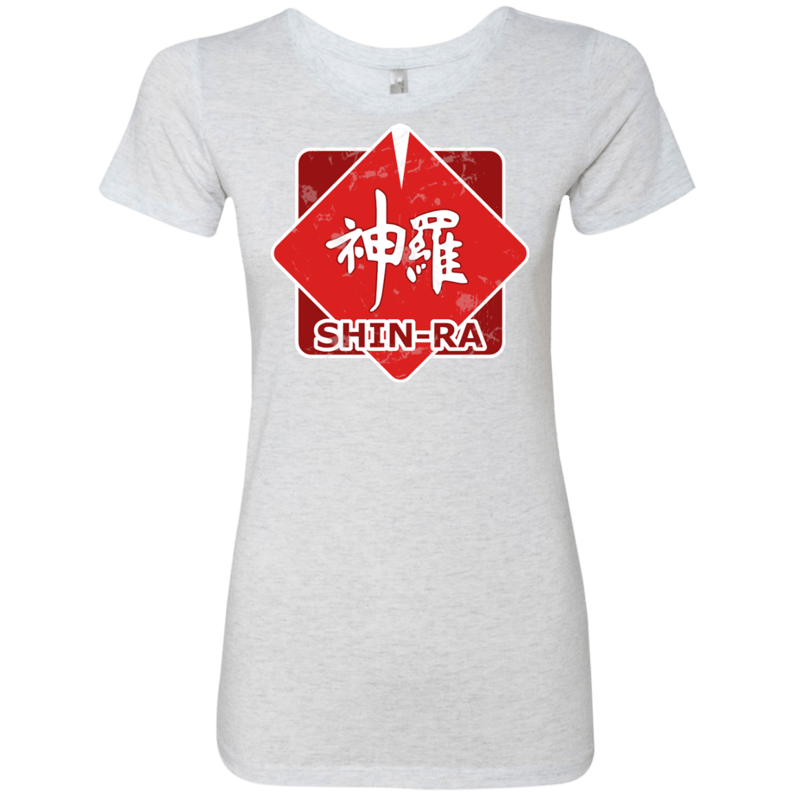 T-Shirts Heather White / Small Shinra Logo Women's Triblend T-Shirt