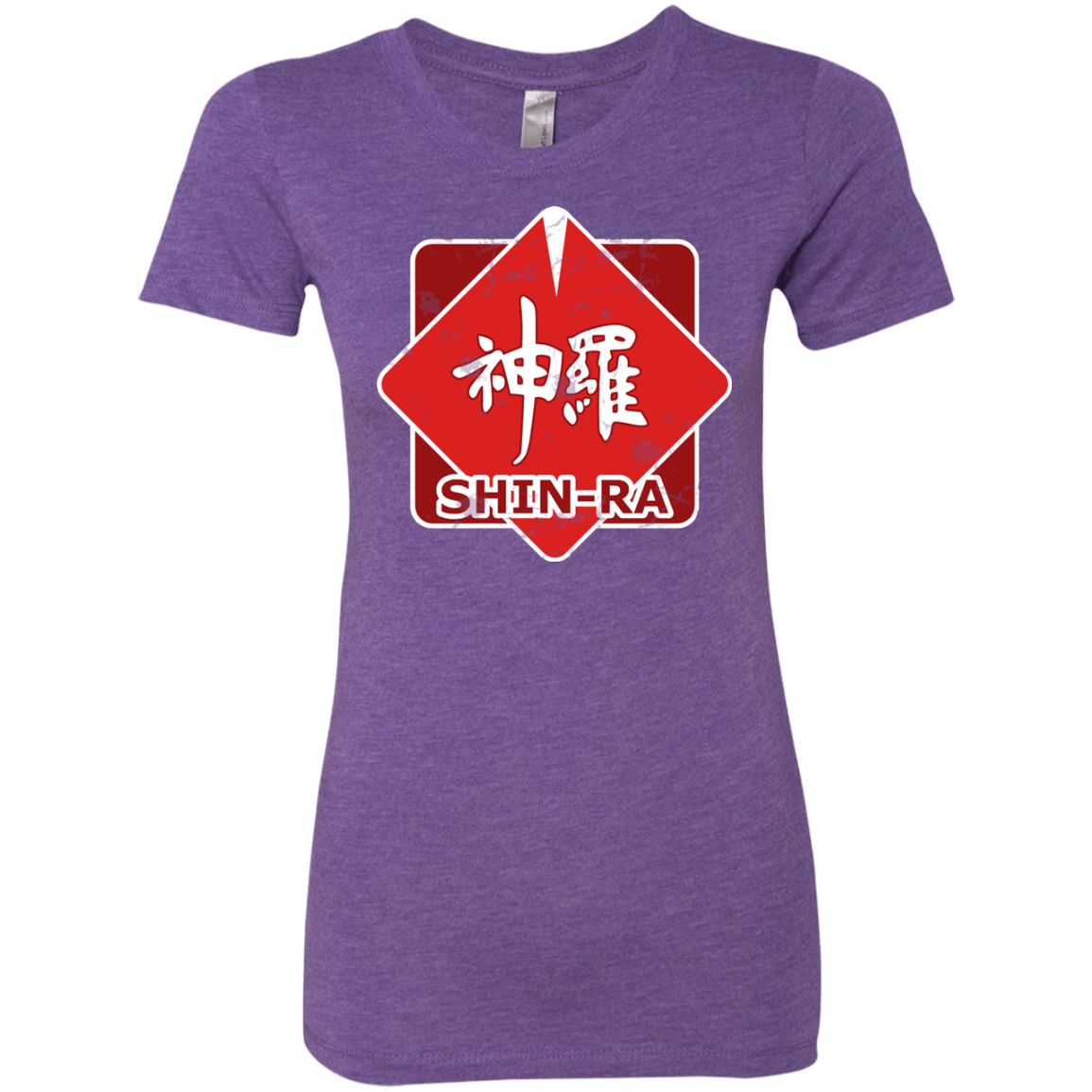 T-Shirts Purple Rush / Small Shinra Logo Women's Triblend T-Shirt