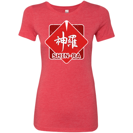 T-Shirts Vintage Red / Small Shinra Logo Women's Triblend T-Shirt