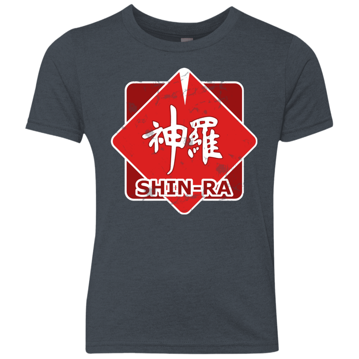 T-Shirts Vintage Navy / YXS Shinra Logo Youth Triblend T-Shirt